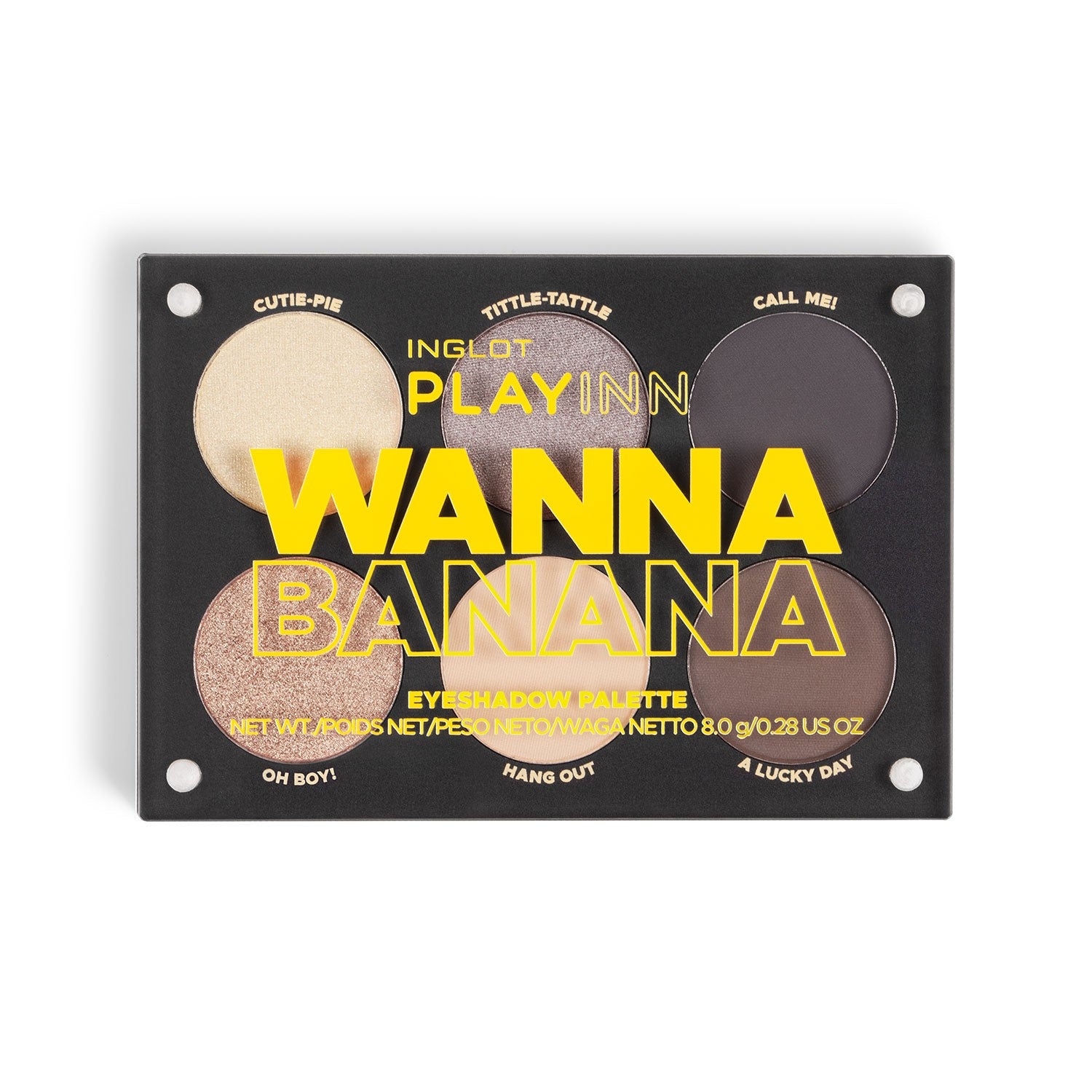 Paleta de sombras de ojos PLAYINN Wanna Banana